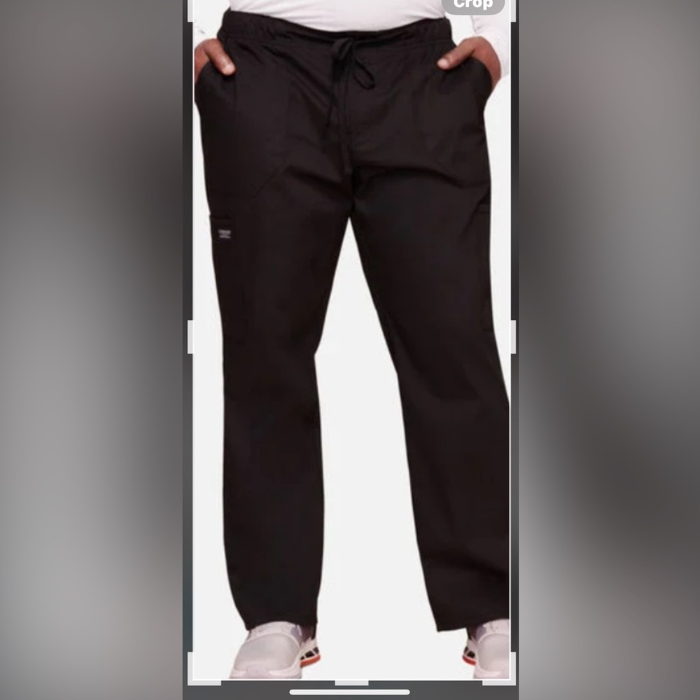 Black men’s scrub pants